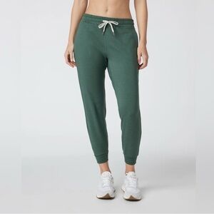 Vuori Heathered Green Joggers